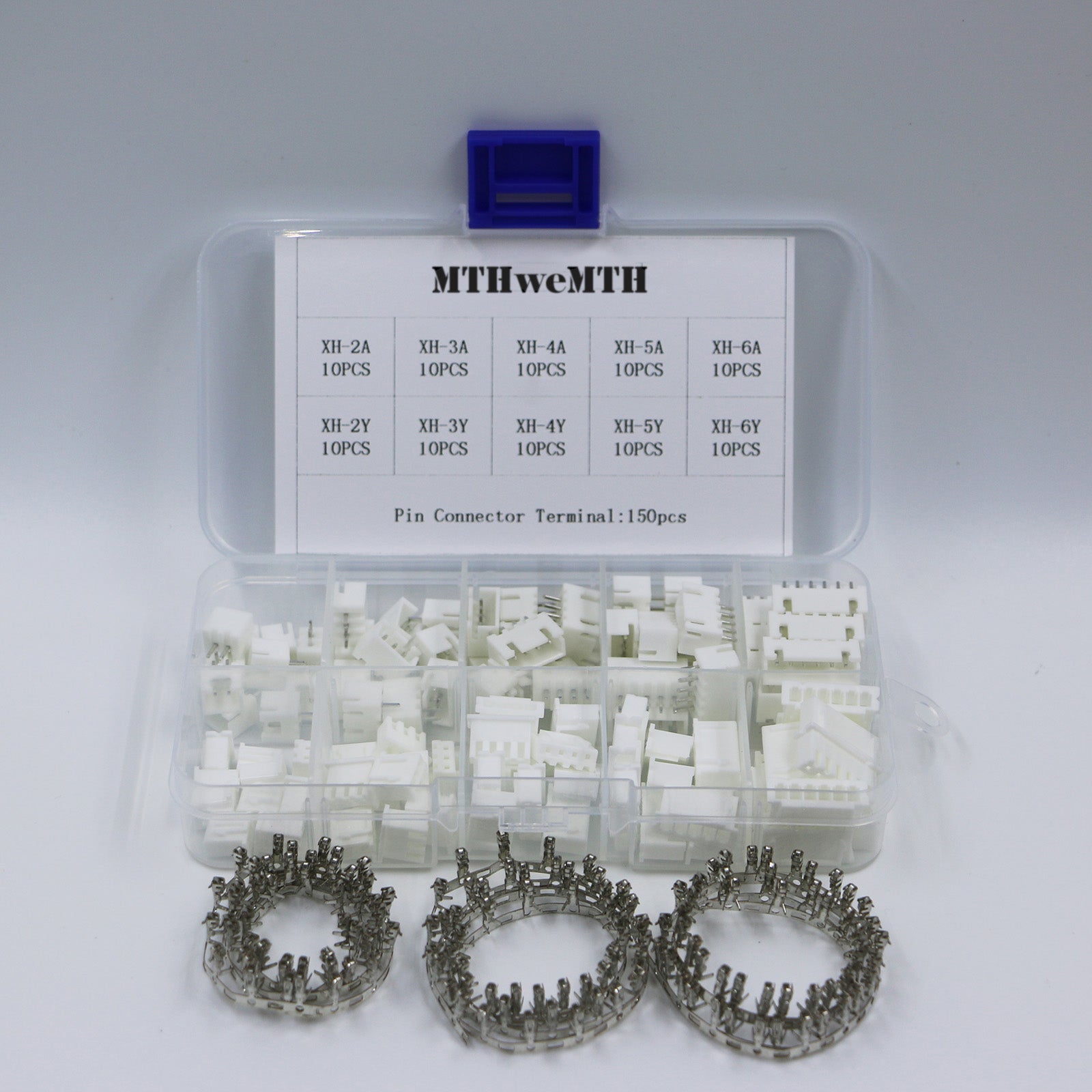 200Pcs XHA2.54 2p 3p 4p 5p6p 2.0mm Pitch Terminal Male And Female Housing Kit Pin Connector Terminal Connector Kit-MTHweMTH
